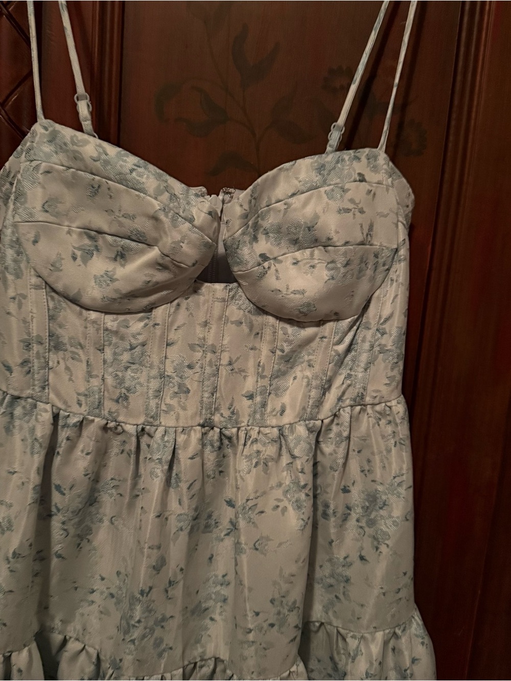 The Windsor Maison Armory Blue Floral Maxi Dress - Picture 5 of 6